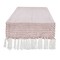 DII PE-Coated Cotton Polyester Laundry Bin Lattice Aqua Rectangle Large 10.5x17.5x10.5 (Set of 2)